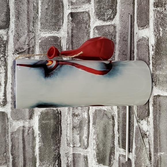 Pennywise the Dancing Clown IT Stainless Steel Tumbler Sublimated 20oz - Picture 9 of 10